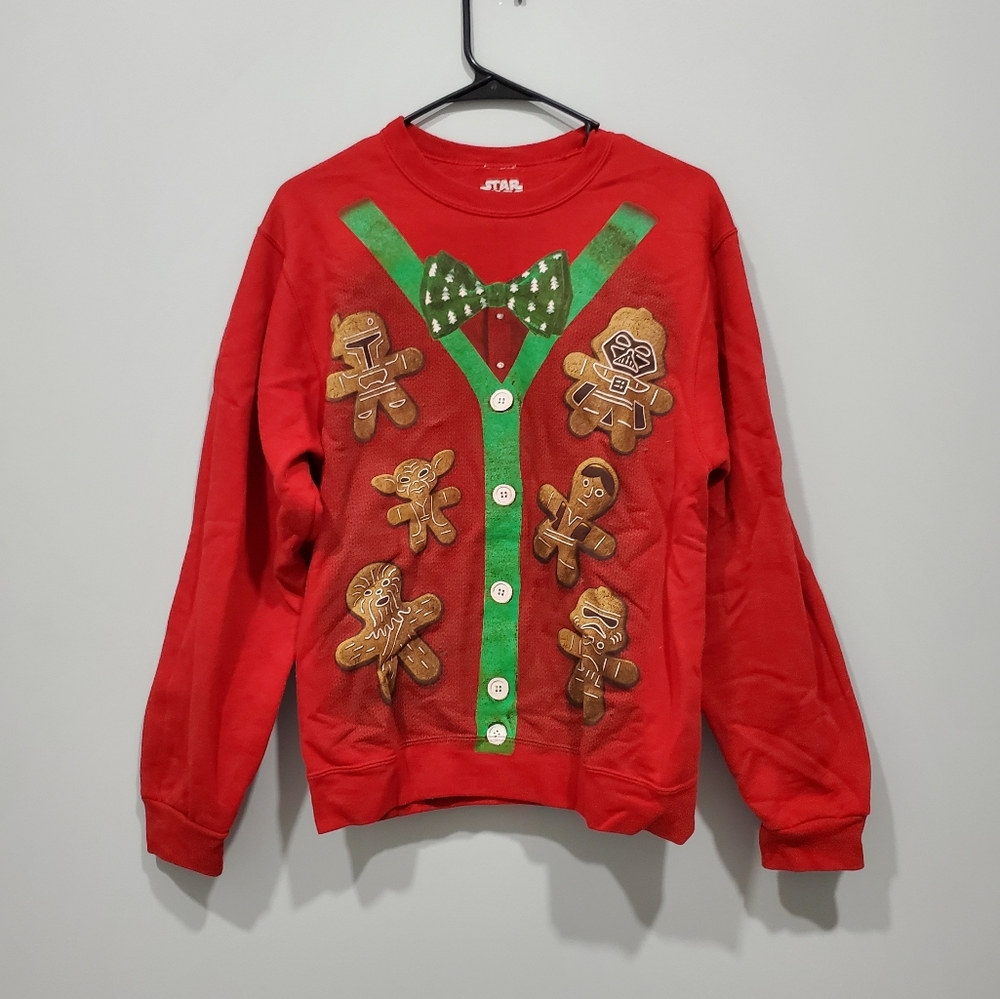Fifth Sun | Red Gingerbread Star Wars Christmas Sweater